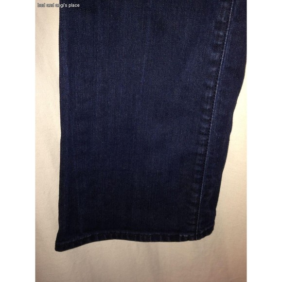 Angie Decades Denim Anthropologie Deep Abyss Jeans Size 27 X 33" NWOT - Picture 2 of 5
